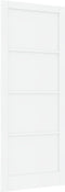 vidaXL - Interieurdeur - 'ORKDAL'Wit - 93x232x4 - cm - Massief - Vurenhout