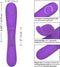 CalExotics Embrace - Swirl Massage Vibrator purple