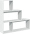 vidaXL - Kamerscherm - / - boekenkast - 3-laags - 123x29x123 - cm - bewerkt - hout - wit