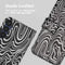 imoshion Hoesje Geschikt voor Samsung Galaxy A55 Hoesje Met Pasjeshouder - imoshion Design Bookcase smartphone - Meerkleurig / Black And White