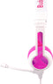 BuddyPhones School+ - Over-Ear Koptelefoon - Inklapbaar Microfoon - Roze Wit