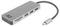ACT AC7050 - USB-C Hub - 3x USB-A - Kaartlezer - PD Pass-Through - Grijs