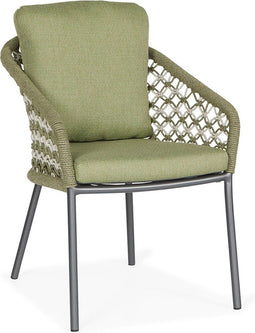 Nappa dining tuinstoel groen