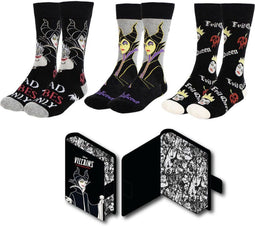 Disney Villains Sokken Dames 3 Paar Cadeau - Maat 36-43 - One Size