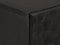 vidaXL - Hoge - kast - 60x33x100 - cm - massief - mangohout - zwart