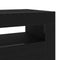 vidaXL - TV-kast - met - LED-verlichting - - - Zwart - Eiken - - - 90x35x40 - cm - - - Bewerkt - Hout