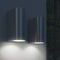 vidaXL Wandlamp buiten direct en indirect licht 2st