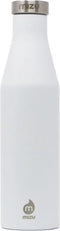 MIZU S6 Geïsoleerde Drinkfles met Roestvrijstalen kap 600ml, enduro white