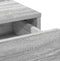 vidaXL - Kaptafel - met - LED - Verlichting - Grijs - Sonoma - 50x41x135 - cm