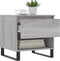 vidaXL - Salontafel - 50x46x50 - cm - bewerkt - hout - grijs - sonoma - eikenkleurig