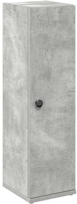 vidaXL - Badkamerkast - met - rolhouder - 20,5x22x72 - cm - betongrijs