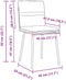 vidaXL - Eetkamerstoelen - 2 - st - fluweel - donkergroen