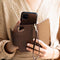 Selencia Hoesje Geschikt voor Samsung Galaxy A51 Hoesje Met Pasjeshouder - Selencia Surya 2-in-1 Uitneembare Vegan Lederen Bookcase - Bruin