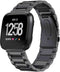 imoshion Bandje met Horlogeband inkorter - Geschikt voor Fitbit Versa Lite, Fitbit Versa 2, Fitbit Versa - imoshion Stalen band met installatiehulp - Zwart
