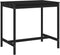 vidaXL Tuintafel 121x82,5x110 cm massief grenenhout zwart