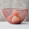 Point-Virgule - Wire - Fruitschaal - Fruitmand - Metaal – Oud roze ø 25 cm H 14cm