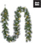 Black Box Trees - Norton guirlande led werkt op batterijen groen frosted 15L TIPS 80 - l180xd20cm - Kerstbomen