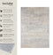 tectake® Vintage Design Vloerkleed Dalia - Laagpolig - Wasbaar - 200x274cm - beige