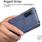 iMoshion Hoesje Geschikt voor Sony Xperia 10 V Hoesje Siliconen - iMoshion Rugged Shield Backcover - Donkerblauw