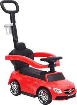 vidaXL Duw-loopauto Mercedes Benz C63 rood