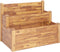 vidaXL - Plantenbak - 2-laags - 110x75x84 - cm - massief - acaciahout