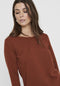 JDYSAGA 34 ZIP TOP JRS NOOS - Top met driekwart mouwen - Rits achterzijde - Normale pasvorm