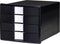 HAN IMPULS KARMA 10128-13 Ladebox Zwart DIN A4, DIN C4 Aantal lades: 4