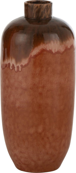 J-Line vaas Aline - keramiek - rood - small - 50 cm hoog