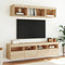 vidaXL - Tv-wandmeubels - met - LED - 2 - st - 80x30x40 - cm - sonoma - eikenkleurig