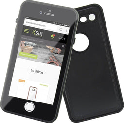 Ksix B0935FW01 - Telefoonhoes - IP68 Waterdicht - Zwart