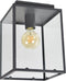 Urban Interiors Sky Plafondlamp Zwart - Helder glas - 21x21x27