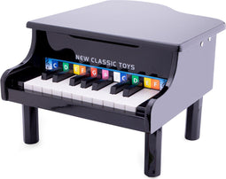 New Classic Toys® Houten Speelgoed Piano - Vleugel - Inclusief Muziekboekje en Toonlader - Zwart