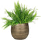 Ter Steege Plantenpot - metal look - goudkleurig - D26 x H25 cm - bloempot