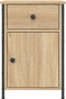 vidaXL - Nachtkastjes - 2 - st - 40x42x60 - cm - bewerkt - hout - sonoma - eikenkleurig