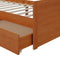 vidaXL - Bedframe - met - lades - massief - grenenhout - honingbruin - 90x200 - cm