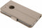 Accezz Hoesje Geschikt voor Motorola Moto G5 Plus Hoesje Met Pasjeshouder - Accezz Wallet Softcase Bookcase - goud