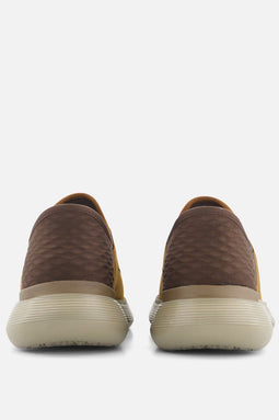 Skechers Garza - Gervin - Heren Instappers - Bruin - Maat 45