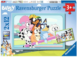 Ravensburger Bluey - Legpuzzel - 2x12 stukjes - Multicolor (2 stuks)