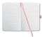 Sigel - notitieboek - Jolie Flair - A6 - hardcover - 174 pagina's - 80 grams papier met lijn - rose - SI-JN116