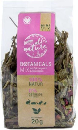Bunny Nature Botanicals Mini Mix Smalle Weegbree / Rozenbloesem 20 GR
