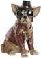 Home ESPRIT - Decoratieve figuren - Hond - Bruin Gouden Kastanjebruin
