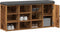 vidaXL - Schoenenbank - 102x32x50 - cm - bewerkt - hout - oud - houtkleurig