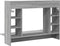 vidaXL - Wandbureau - 105x48x75 - cm - bewerkt - hout - grijs - sonoma - eikenkleurig