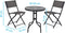 Bistro set 3 stuks - terras meubel - tuin meubel - 2 stoelen 1 tafel - opklapbaar