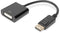 Digitus 0.15m - DisplayPort/DVI-I - Zwart