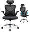 Five Stars® Ergo Plus - Ergonomische Bureaustoel - Mesh Rugleuning - Verstelbare Hoofdsteun & Armleuningen - Zwart