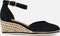Tamaris Espadrilles - Platte sandalen - Klittenbandsluiting - Blauw - Maat 40