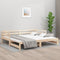 vidaXL - Uitschuifbare - slaapbank - zonder - matras - 90x190 - cm