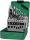 Brüder Mannesmann M53215 - 15 delige handtappen en kernboren set - metalen cassette