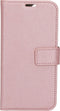 Mobiparts iPhone 12/12 Pro - Wallet Case - Saffiano motief - Roze